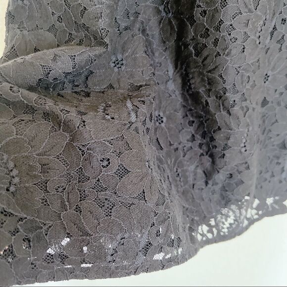 Sandro Helsinki White Black Two Tone Lace Neck Tie Mini Dress XS - Picture 8 of 12